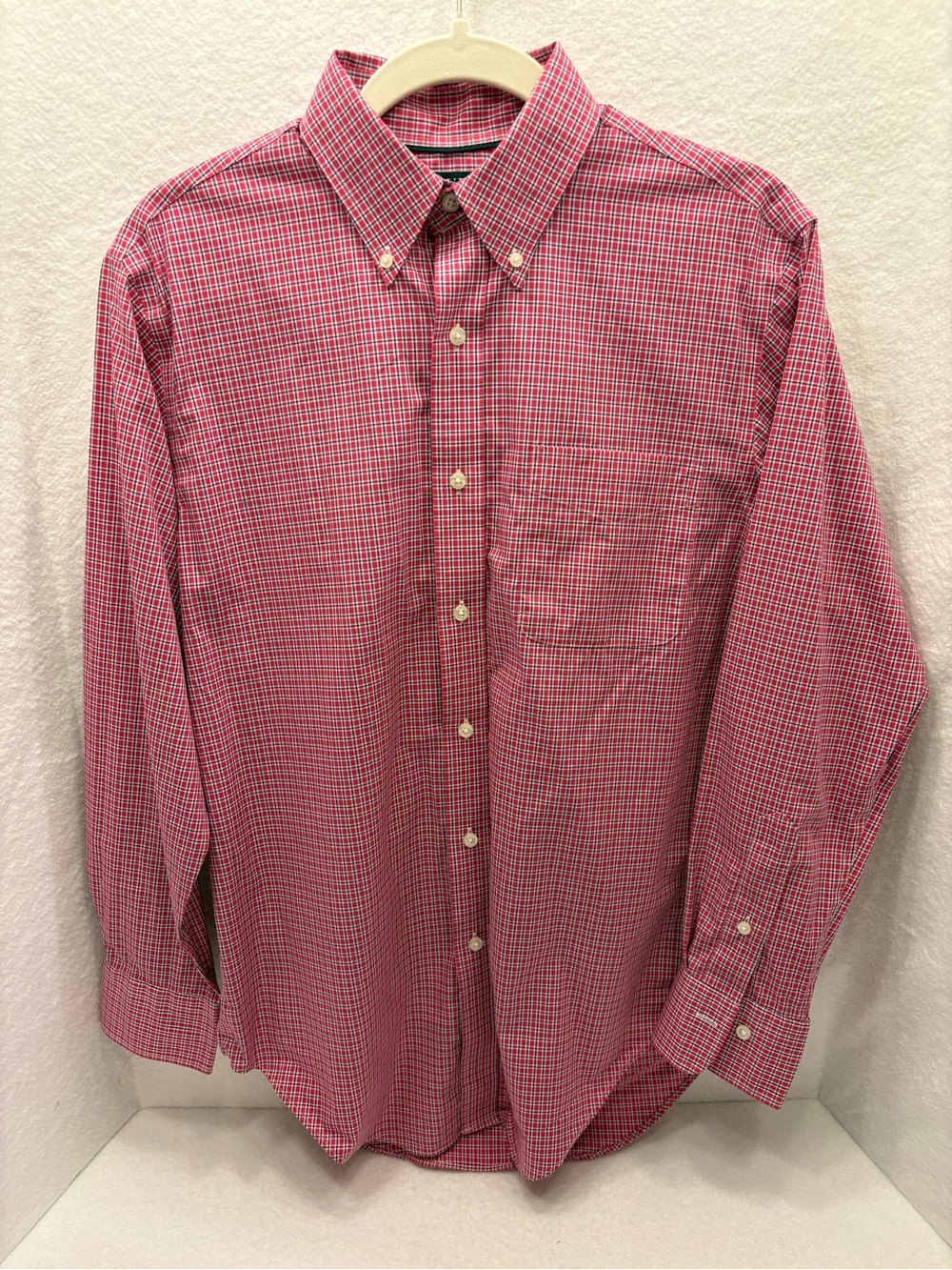 Ralph Lauren Red Multi-Check Button-Down Shirt